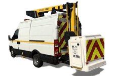 Minibus Hire Hertfordshire - 12.5M Cherry Picker 3.5T - Van hire Hertfordshire